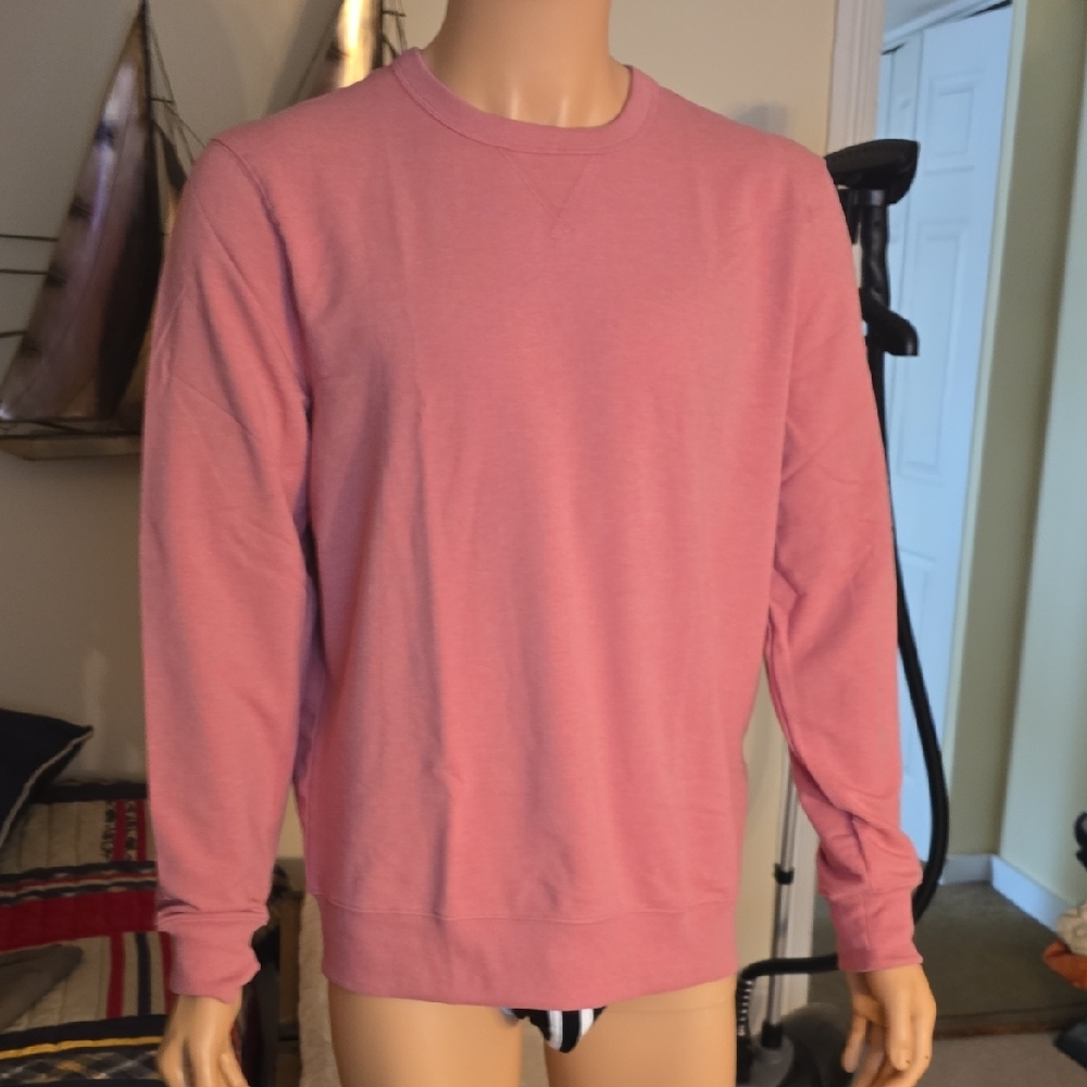 J. Crew Pink Crewneck Sweater Soft Relaxed Fit